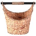 Vintiquewise Rustic Toilet Paper Holder - Magazine Basket QI003071